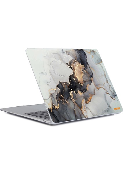 MacBook Pro 16.2 Inç A2485 2021 Için Enkay Laotop Kılıf Siyah Altın fırsatları