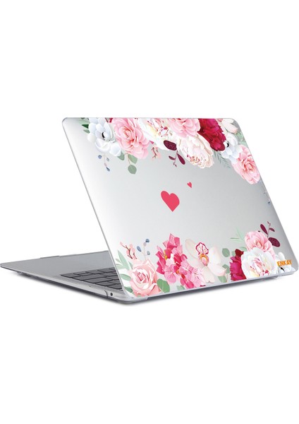 MacBook Pro 16 Inç A2141 Için Enkay Çiçek Kristal Kılıf Kırmızı(Yurt Dışından) fırsatları