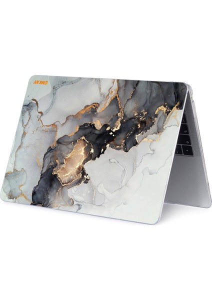 MacBook Pro 15.4 Inç A1707 Için Streamer Serisi Laotop Kılıf Siyah Altın fırsatları