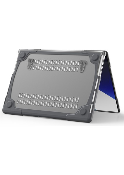 MacBook Pro 14.2 Inç A2442 2021 Için Iki Renkli Laptop Çantası Gri(Yurt Dışından)