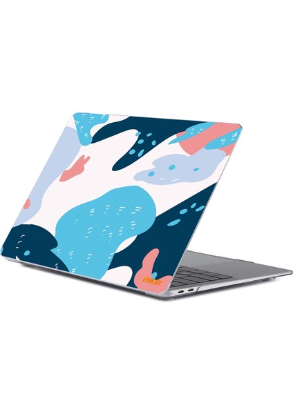 MacBook Pro 14.2 Inç A2442 2021 Için Geometri Serisi Laotop Kılıf Gökyüzü Mavi fırsatları