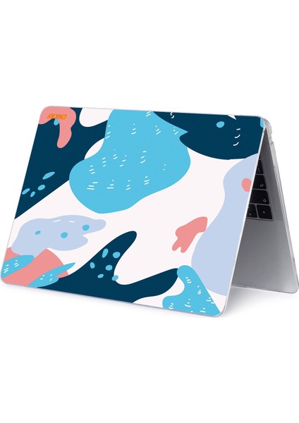 MacBook Pro 14.2 Inç A2442 2021 Için Geometri Serisi Laotop Kılıf Gökyüzü Mavi indirimleri