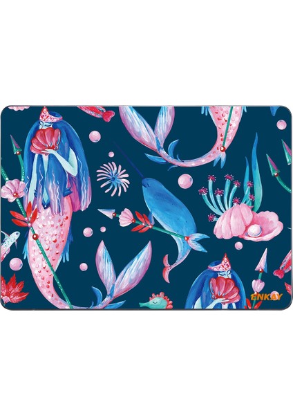 MacBook Pro 16.2 Inç A2485 2021 Için Crystal Laotop Kılıf Koyu Mavi