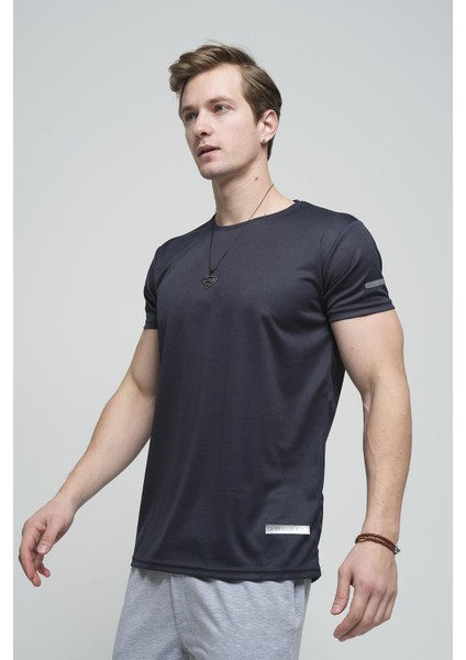 Cappi Mikro Polyester Performans Antrenman Sporcu Erkek Tshirt