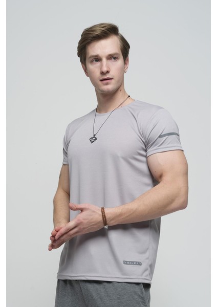 Cappi Mikro Polyester Performans Antrenman Sporcu Erkek Tshirt