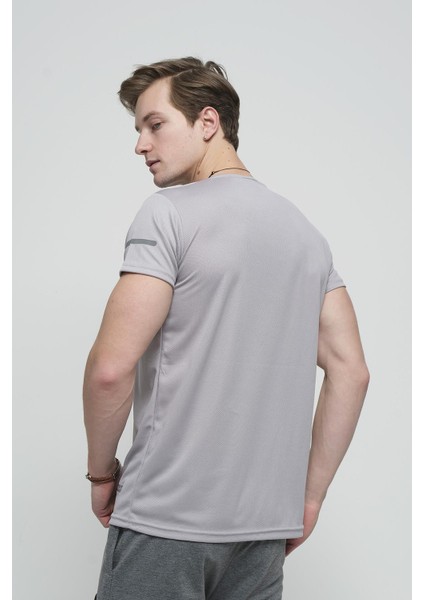 Cappi Mikro Polyester Performans Antrenman Sporcu Erkek Tshirt