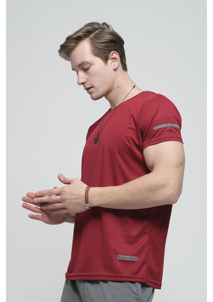 Cappi Mikro Polyester Performans Antrenman Sporcu Erkek Tshirt