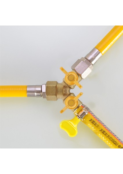 2 Yollu Gaz Boru Hattı Ayırıcı Kontrol Vanası Y Konnektör Adaptörü Erkek Iplik (Yurt Dışından) modelleri