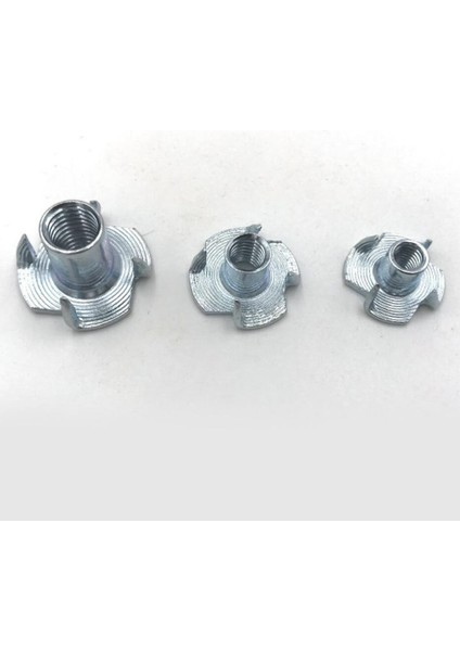 50 Adet Çinko Kaplama Karbon Çelik Dört Pençe T Somun Çırpılmış Dişli Ekleme M3 (Yurt Dışından) modelleri
