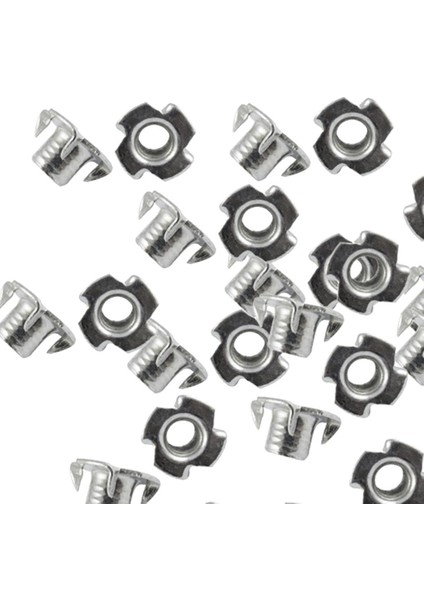 50 Adet Çinko Kaplama Karbon Çelik Dört Pençe T Somun Çırpılmış Dişli Ekleme M3 (Yurt Dışından) fırsatları