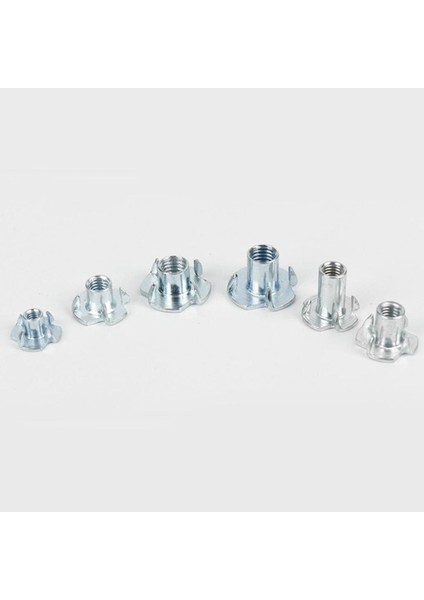 50 Adet Çinko Kaplama Karbon Çelik Dört Pençe T Somun Çırpılmış Dişli Ekleme M3 (Yurt Dışından) indirimleri