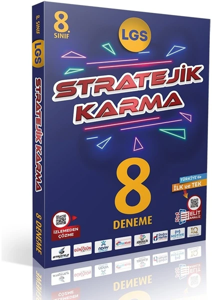 Yanıt Yayınları  Stratejik Karma LGS 8 Fasikül Deneme