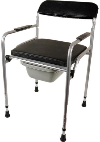 Mymed Döşemeli Katlanır Klozet Yükseltici Komot Hasta Tuvalet Sandalyesi