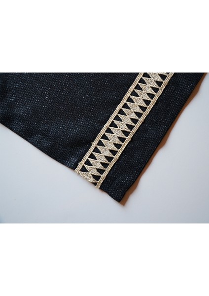 Colber Altın Şeritli Simli Keten Amerikan Servis 2 Adet indirimleri