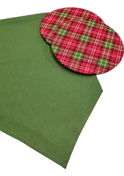 Haki Runner Ekose Desenli 2'li Supla Set fiyatları