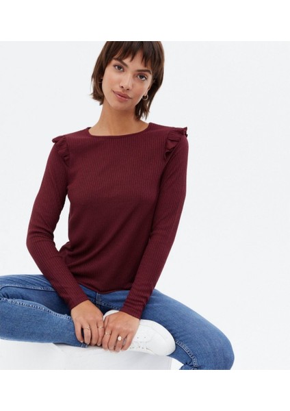 Ince Triko Bordo Body
