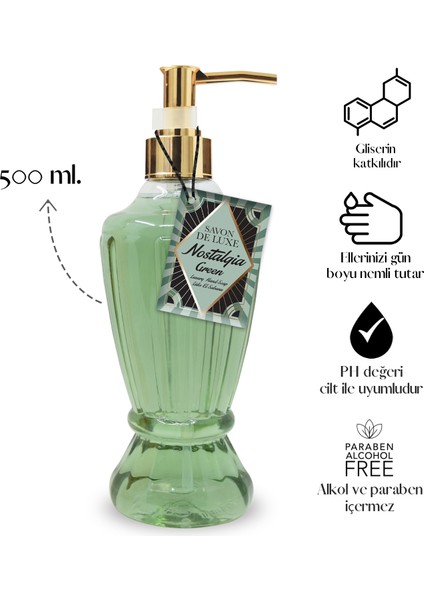 Nostalgia Green Luxury Sıvı Sabun 500 ml fiyatları