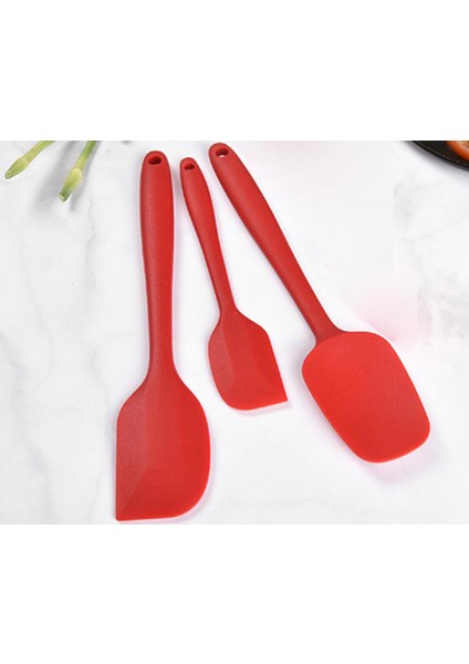 Pişirme Pişirme Için 3 Adet Isıya Dayanıklı Yapışmaz Kauçuk Mutfak Spatulaları-Yeşil (Yurt Dışından) fiyatları