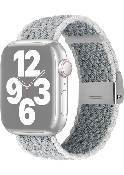 Apple Watch Uyumlu Series 7 41MM Için Dokuma Dokulu Kayış