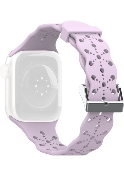 Apple Watch Uyumlu Series Için Dantel Silikon Kayışı 7 41MM