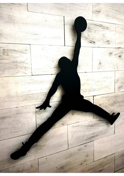 AS Desing Asdesin Micheal Jordan Figürlü Ledli Tablo Dekor Tablo