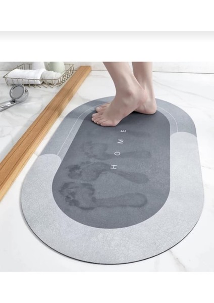 Diatomit 3.5 mm Kauçuk Kaymaz Taban Süper Emici Abdest Banyo Paspası Diyatom Paspas 40X60 cm fiyatları