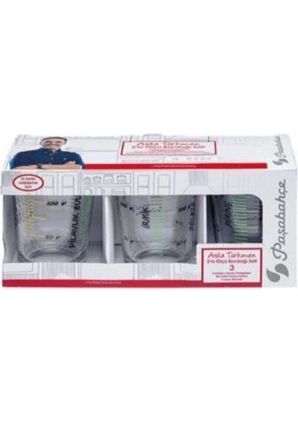 Arda Türkmen 3'lü Ölçü Bardağı Seti DOP7688160IGO fiyatları