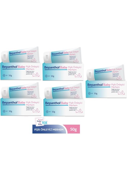 Baby Pişik Önleyici Merhem 50 gr 5 Adet