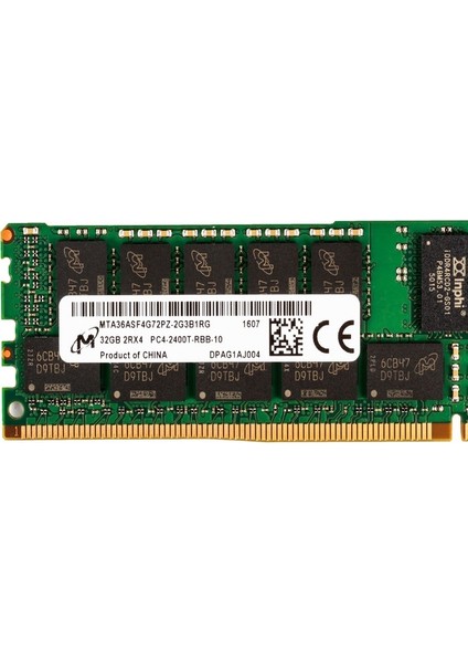 Mıcron 32GB DDR4-2400MHZ PC4-19200 Hp Ecc Bellek MTA36ASF4G72PZ-2G3B1RG