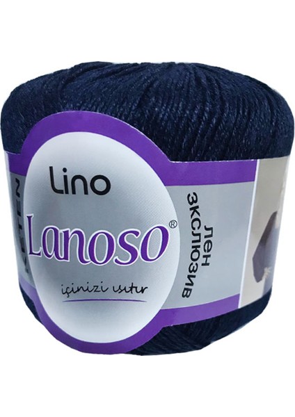 Lino Örgü Ipi %50 Keten %50 Viskos 175 mt 50 gr