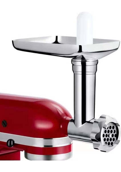 Kitchenaid Için Metal Gıda Öğütücü Eklentisi Stand Mikserler Sosis Doldurucu Kıyma Makinesi Mutfak Robotu Eklentisi