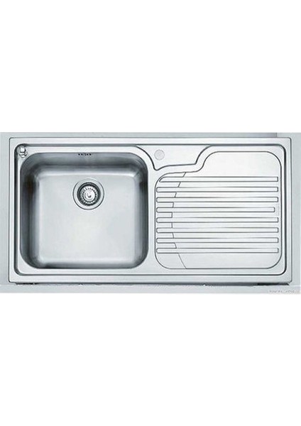 Gax 611 Sağ Damlalıklı Tezgah Üstü Galassia Inox Eviye