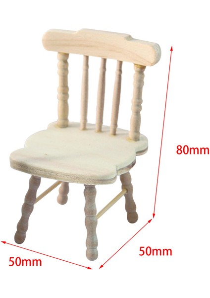1: 6 1/6 Dollhouse Aksesuarları, Sandalye Katı 1:12 Paskalya Için Xmas Masaüstü (Yurt Dışından) modelleri