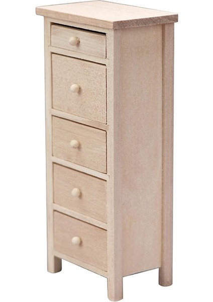 Çiftlik Evi 5 Çekmece Kabine Ahşap Organizatör 1/12 Bebek Evi Ev Mobilyası Için (Yurt Dışından)