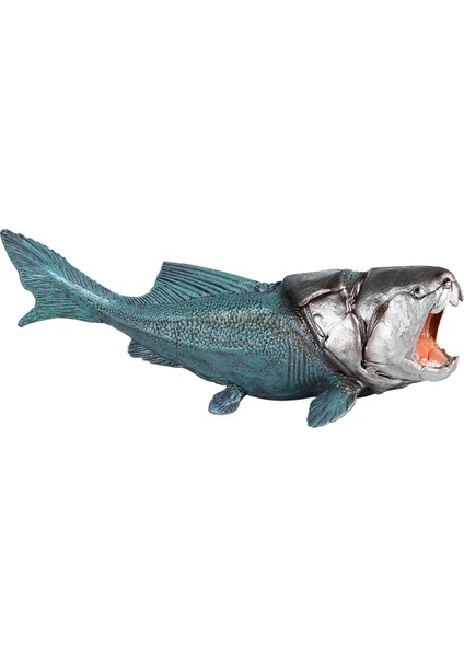 Jurassic Hayvanlar Rakamlar Balık Oyuncak Dunkleosteus Eğitim Hediyeleri Mavi Için Playset (Yurt Dışından)