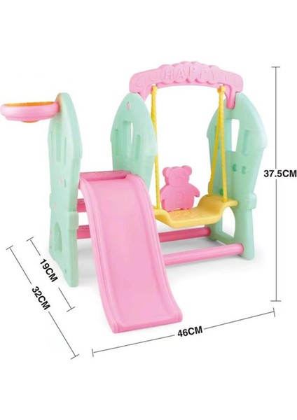 Barbie Salıncak Slayt Seti Playset Çocuklar Eğlence Oyna Oyuncak Pretend (Yurt Dışından)