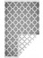 Çift Taraflı Dokuma Kilim Gri Beyaz Renk Lidya Motif 1