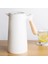 SunniMix 1l Büyük Termal Kahve Carafe Yalıtımlı Vakum Şişesi Cezve Beyaz 3