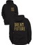 Dream Future Baskılı 3 Ipl. Şardonlu %100 Pamuk, Içi Polar, Çok Kalın Sweatshirt 1