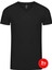 Erkek Modal V Yaka Tshirt 3'lü Paket - Siyah 1