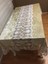 Çağla Lüx Dantelli Kadife Kumaş Bej Masa Örtüsü Dikdörtgen 160x220 cm - 100 2