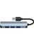 BYL-2013U 4 In 1 USB 3.0 Hub Alüminyum Gövde USB Çoklayıcı Hub 2