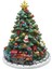 New Year Tree Müzikli Yılbaşı Obje 15 cm 2