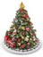 New Year Tree Müzikli Yılbaşı Obje 15 cm 4