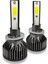 H27 LED Xenon Far Ampulü Yeni Nesil Mini 8000 Lumen 36 Watt 2