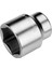 3/4" Lokma Anahtar Kısa 6köşe 19 mm 1