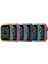 Apple Watch Uyumlu 44MM Saat Ekran Koruyucu Renkli Kenar Tam Koruma Darbe Emici Şeffaf Tpu Şeffaf 2