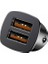 Metal Ultra Hızlı 30W Qc3.0 Çift USB Araç Şarjı Araç Çakmaklık Şarjı LED Işıklı Araç Çakmaklı 3