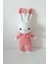 Yavruağzı Miniş Tavşan Uyku Arkadaşı Amigurumi Oyuncak 1