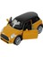 Çek Bırak Metal Mini Cooper Çocuk Araba Oyuncak 12 cm Sarı 1